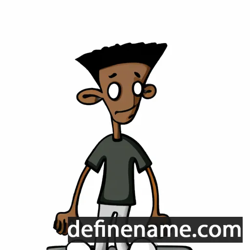 cartoon of the name Mani