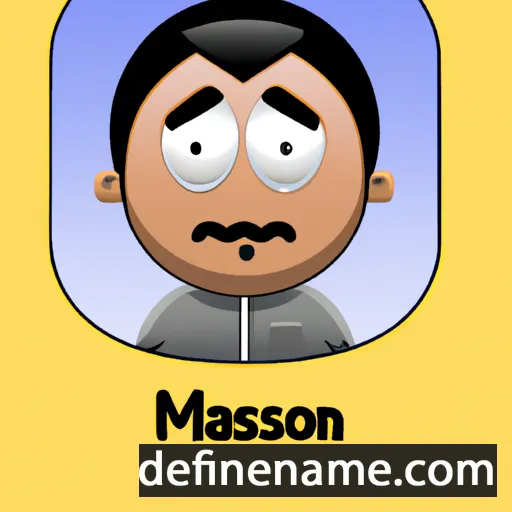 cartoon of the name Mansoor