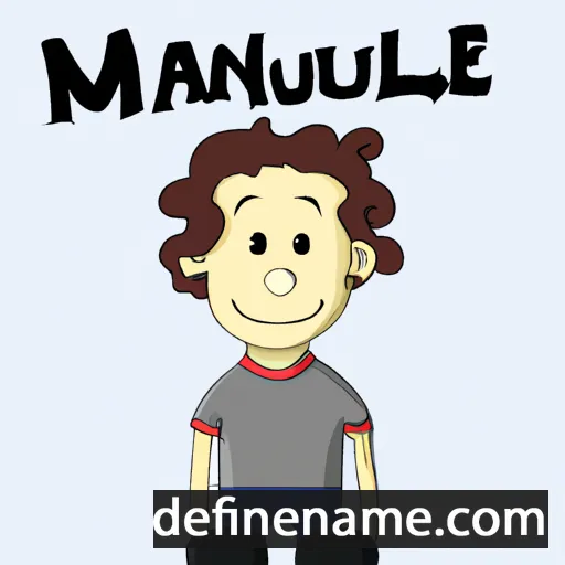 cartoon of the name Manuele