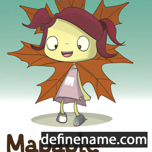 Maple cartoon