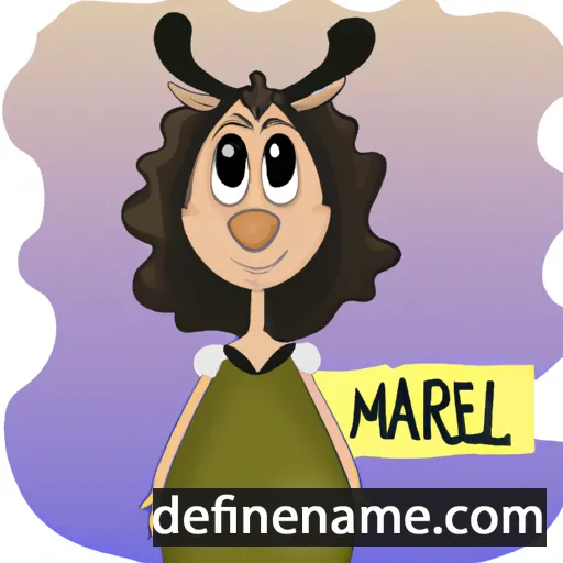 cartoon of the name Maral