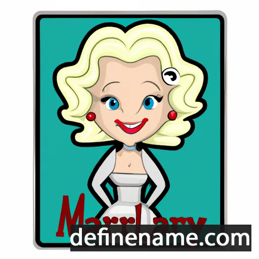 cartoon of the name Maralyn