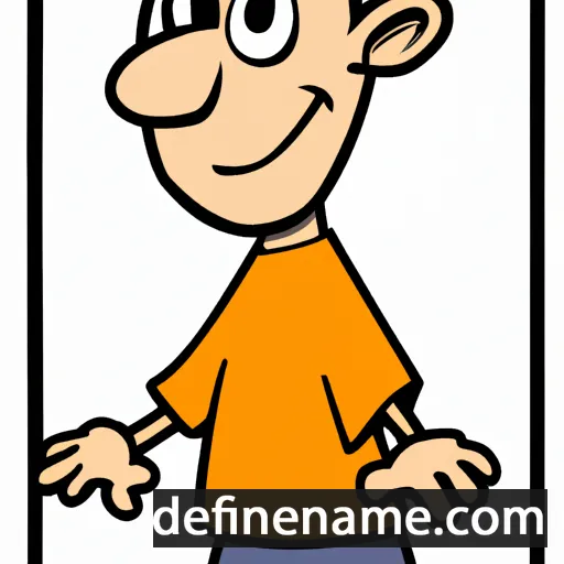 cartoon of the name Marc