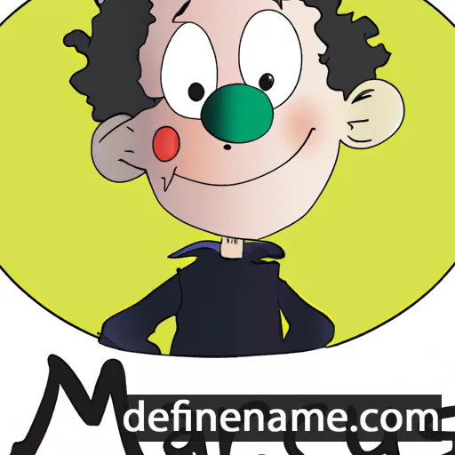 cartoon of the name Marceau