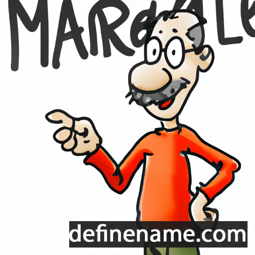 cartoon of the name Marcel