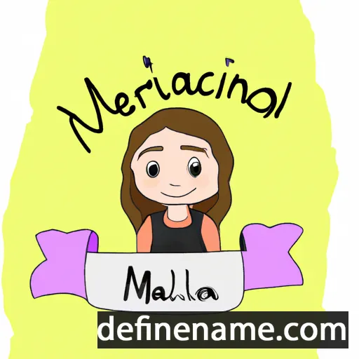 cartoon of the name Marcelina