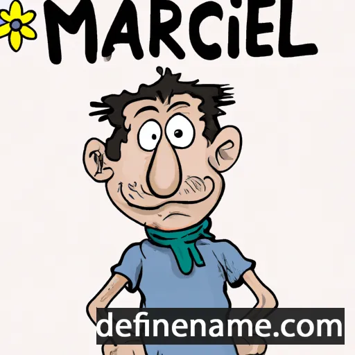 cartoon of the name Marcell