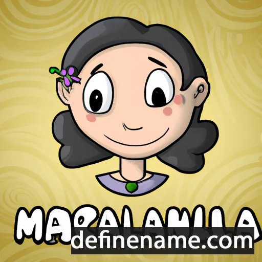 cartoon of the name Marcellina