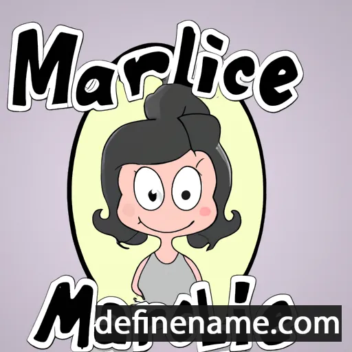 cartoon of the name Marcelline