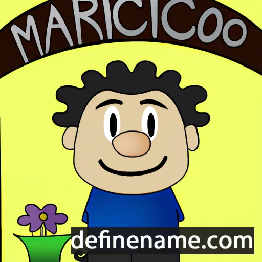 cartoon of the name Marcello