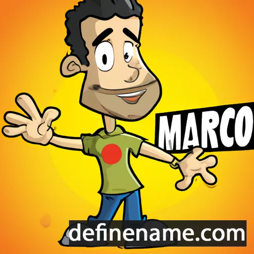 cartoon of the name Marcelo