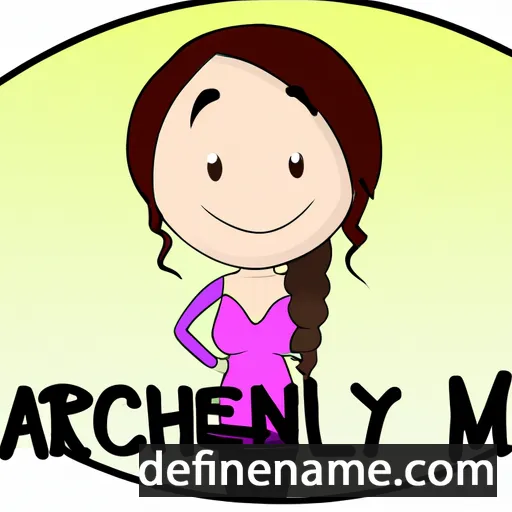 cartoon of the name Marcelyn