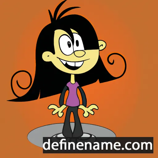 cartoon of the name Marcie