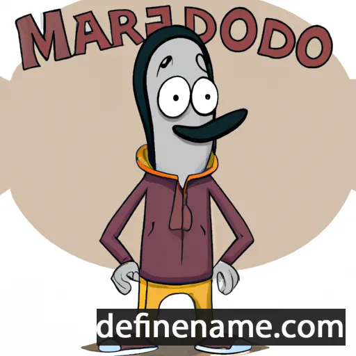 cartoon of the name Mardoqueo