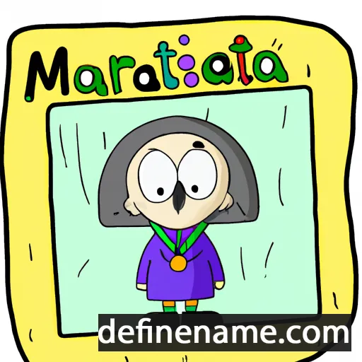 cartoon of the name Margalita