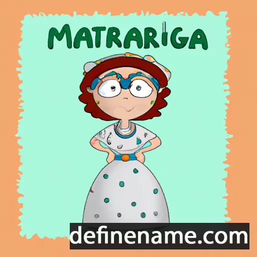 cartoon of the name Marganita