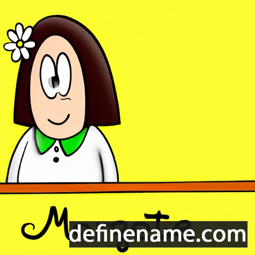 cartoon of the name Margaréta