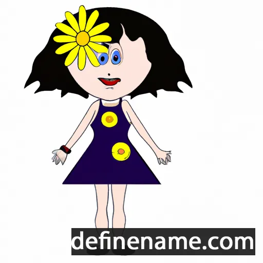 cartoon of the name Margarida