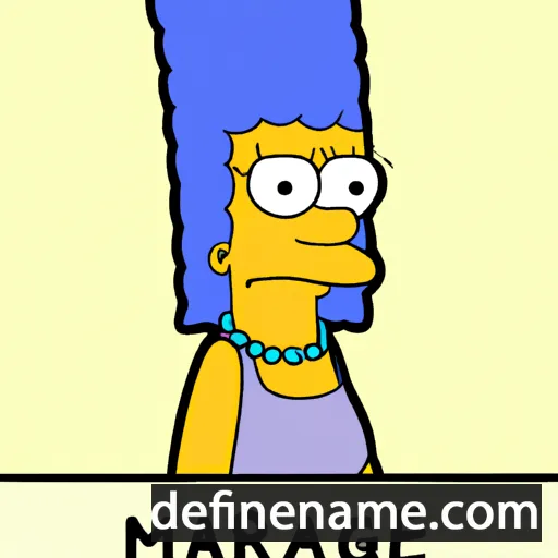 cartoon of the name Marge