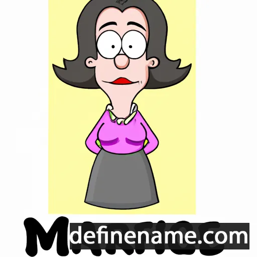 cartoon of the name Margie