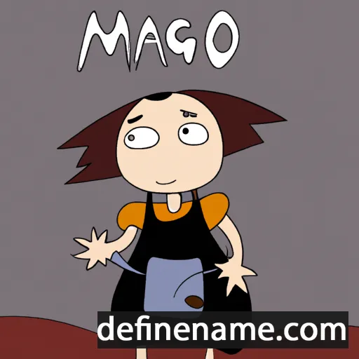 cartoon of the name Margo