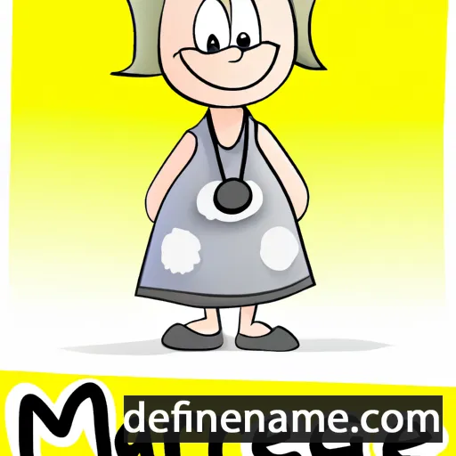 cartoon of the name Margrete