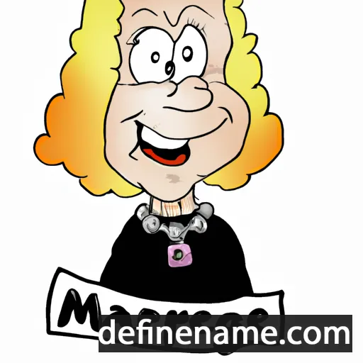 cartoon of the name Margrethe