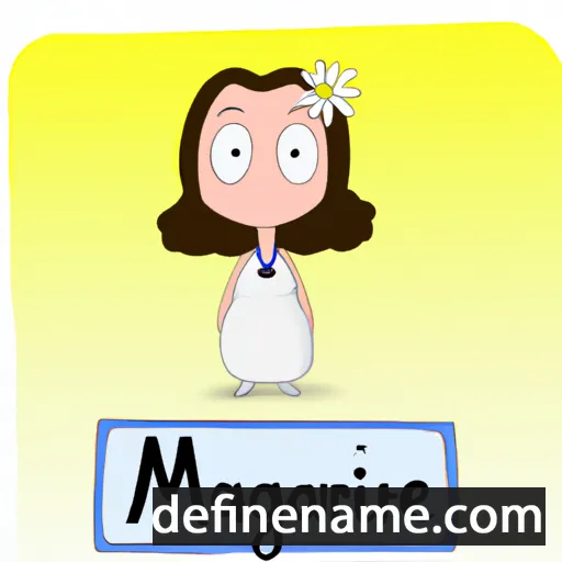 cartoon of the name Marguerite