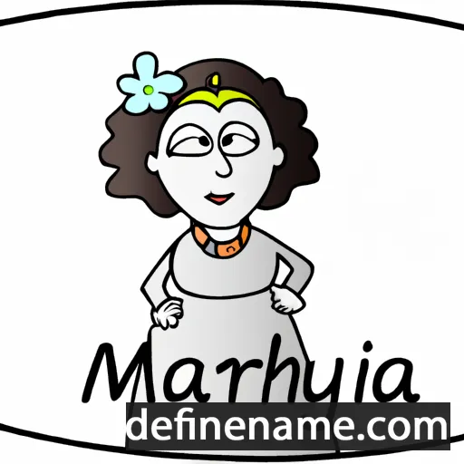 cartoon of the name Marharyta