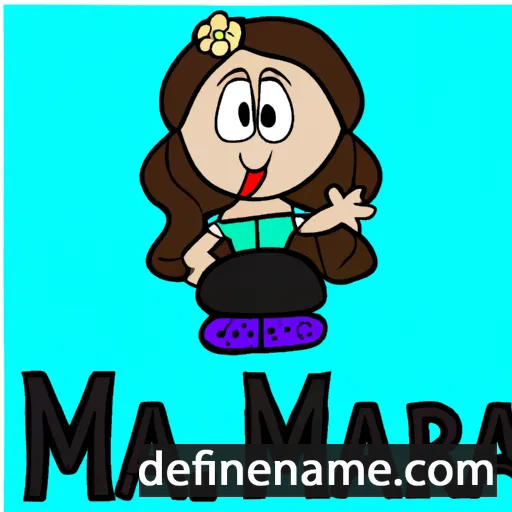 María del Mar cartoon