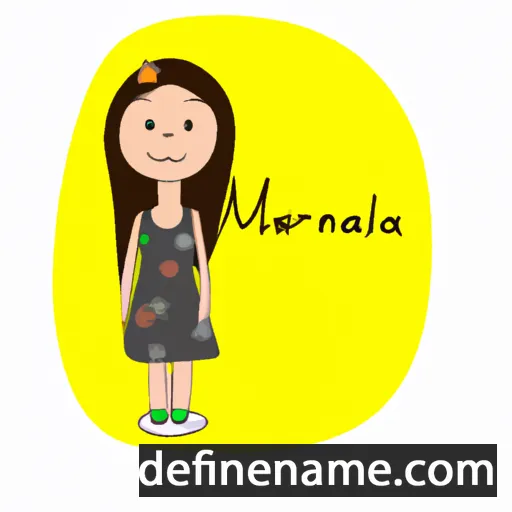 cartoon of the name Marianela