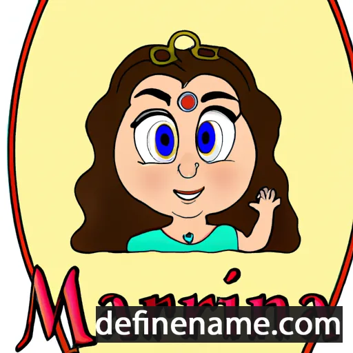 cartoon of the name Marianna