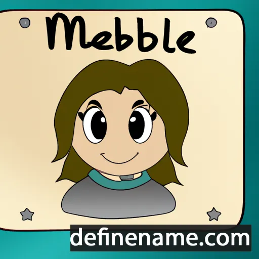 cartoon of the name Maribel