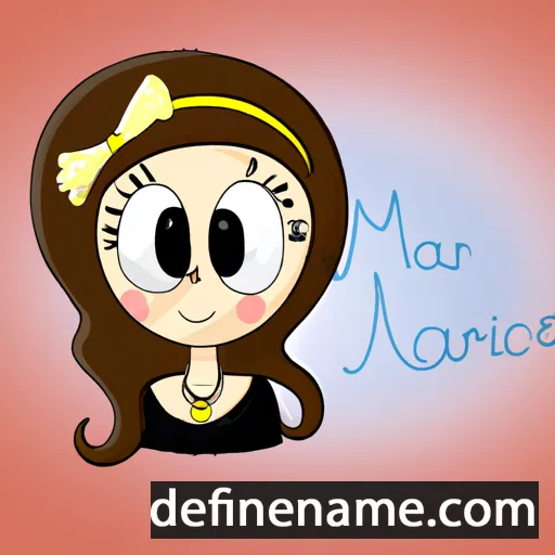 cartoon of the name Marie-Claire