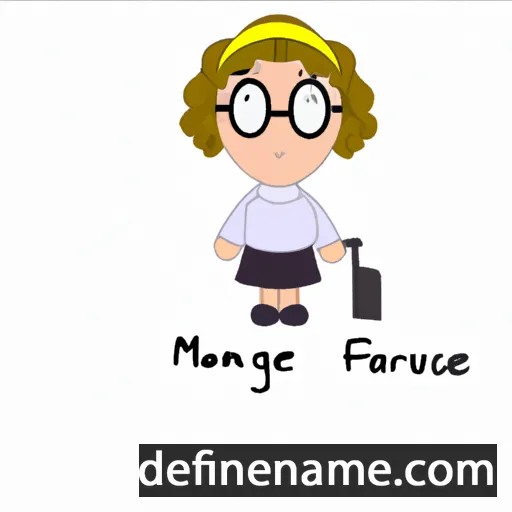 cartoon of the name Marie-Françoise