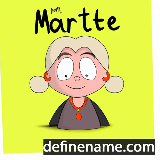 Mariëtte cartoon