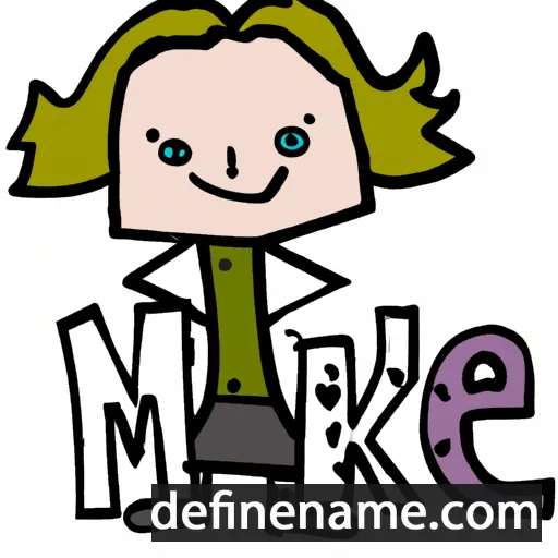 cartoon of the name Marieke