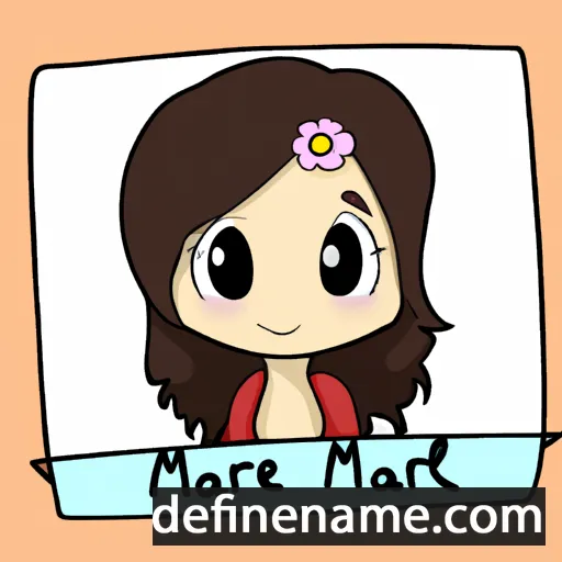 cartoon of the name Mariel