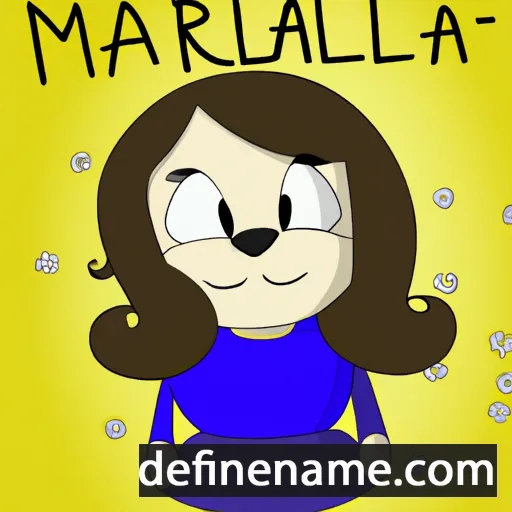 Mariela cartoon