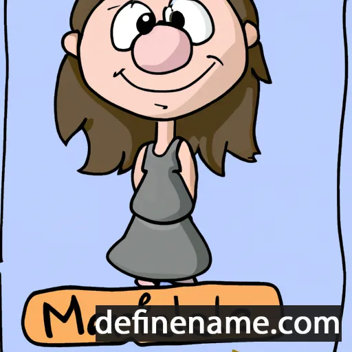 cartoon of the name Mariele