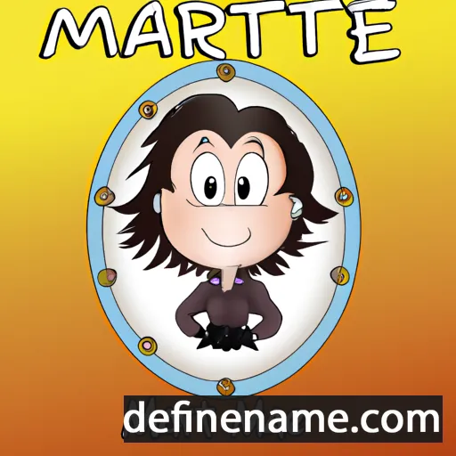 Mariette cartoon