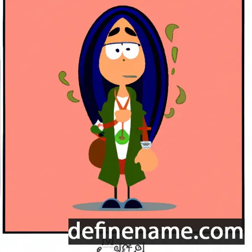 cartoon of the name Marijani