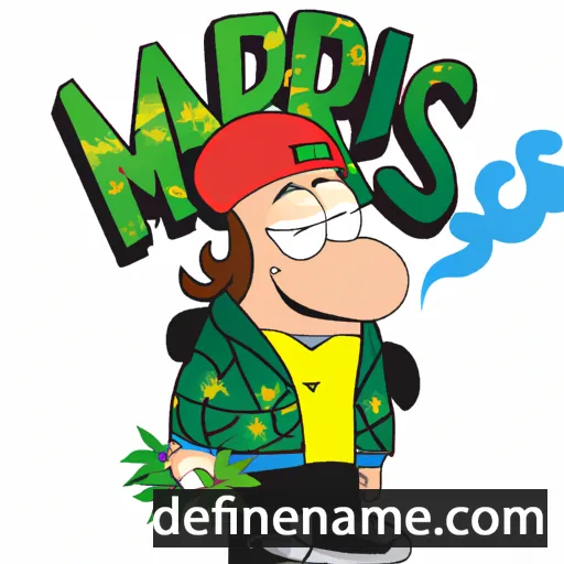 cartoon of the name Marijus