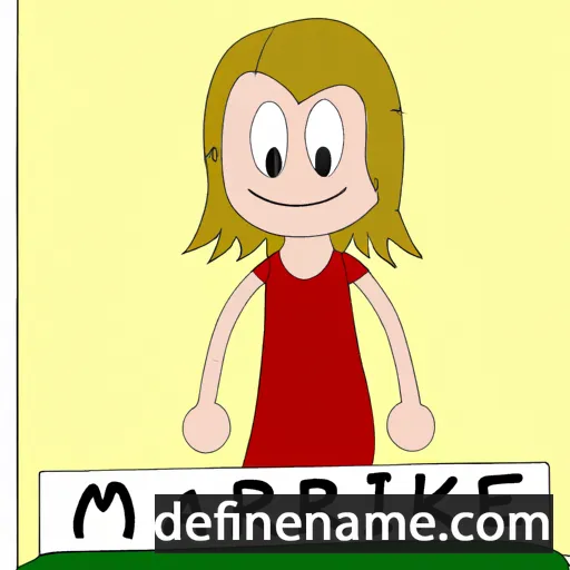 cartoon of the name Marike