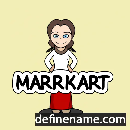 cartoon of the name Marikit