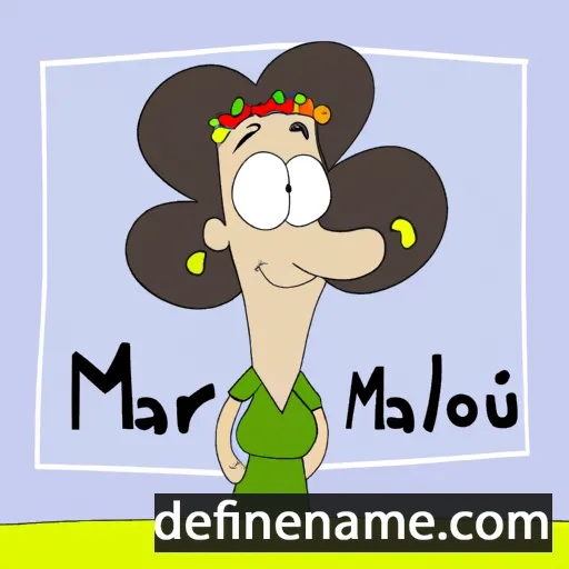 cartoon of the name Marilou