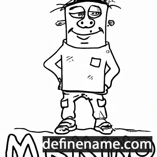 cartoon of the name Marinko