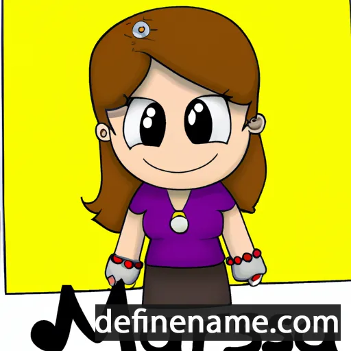 cartoon of the name Marisa