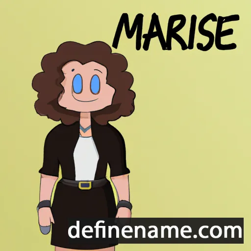 cartoon of the name Marise