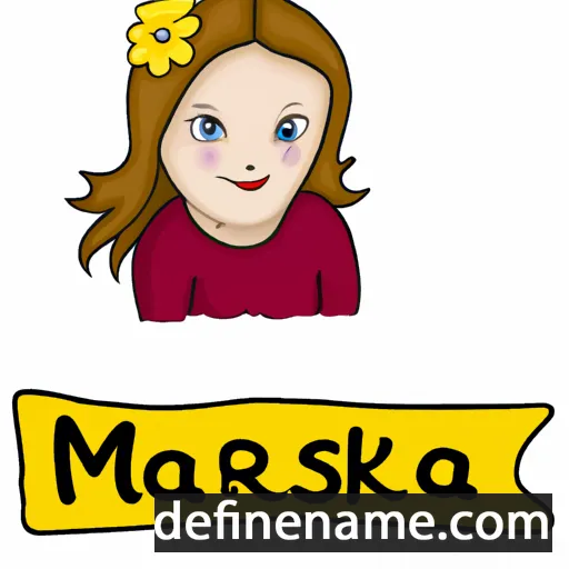 cartoon of the name Mariska